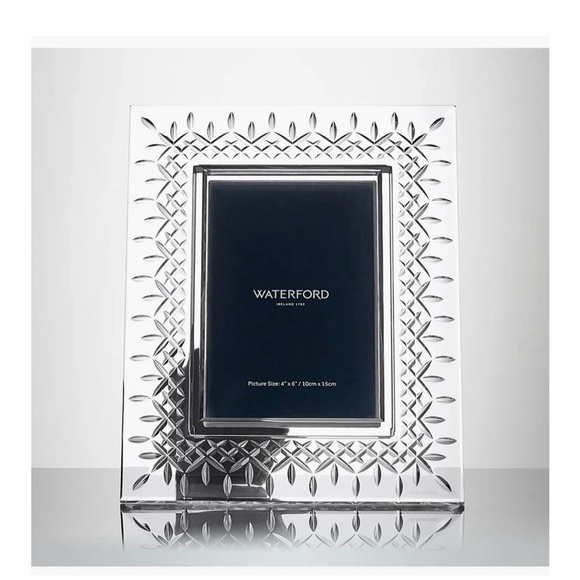 Waterford Other - Waterford White Picture Frame with Intricate Accents